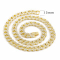 Shangjie oem alliage cubain 18k collier diamant en or